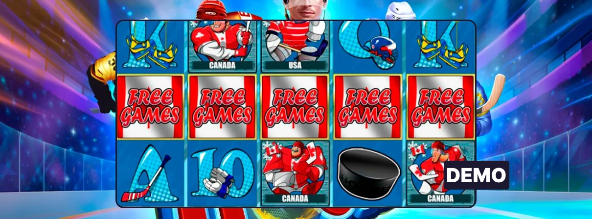 Ice Hockey Slot Demo image.